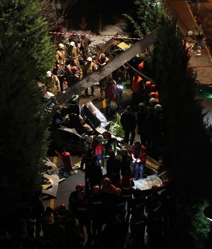 Śmigłowiec spadł na dzielnicę mieszkalną w Stambule. Zginęło czterech żołnierzy
