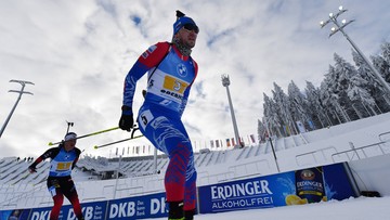PŚ w biathlonie: Aleksander Łoginow wygrał w Anterselvie. Punkt Andrzeja Nędzy-Kubińca