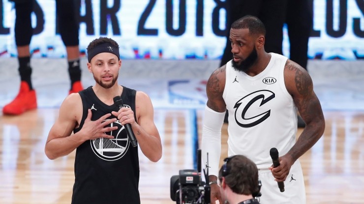 NBA: Ekipa Jamesa lepsza od zespół Curry'ego w Meczu Gwiazd