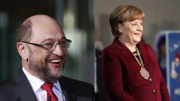 Sondaż: Schulz bardziej wiarygodny niż Merkel