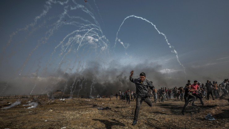 Protesty na granicy Strefy Gazy. Zginęło już 39 osób