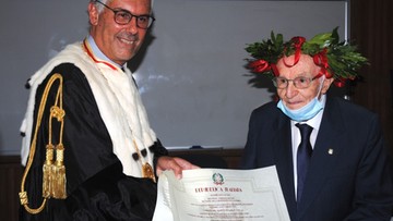 96-latek został najstarszym absolwentem uniwersytetu we Włoszech