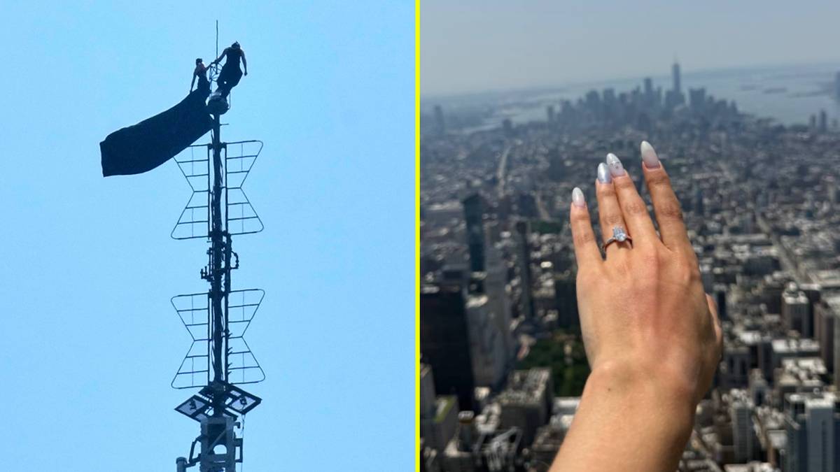 Rosjanie wspięli się na Empire State Building. I wyznali sobie miłość