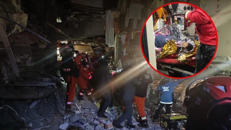 Trzęsienie ziemi w Turcji. Polscy ratownicy uratowali kolejną osobę