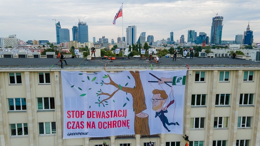 Fot. Facebook / Greenpeace Polska.