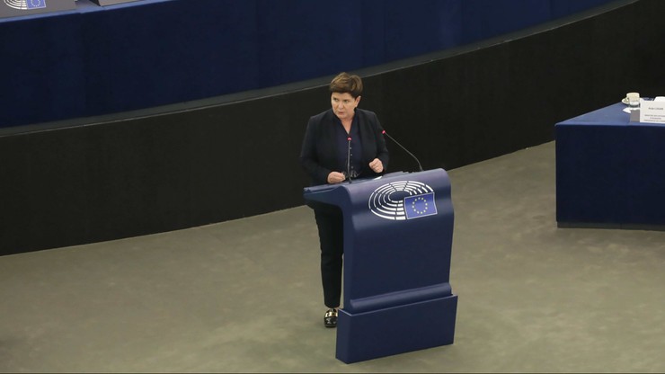 Europosłanka Beata Szydło w Parlamencie Europejskim: przestańcie kłamać na temat Polski