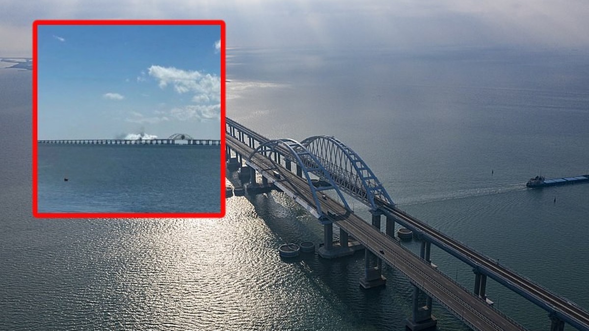 Kłęby dymu nad mostem Krymskim. Rosja zapowiada "działania odwetowe"