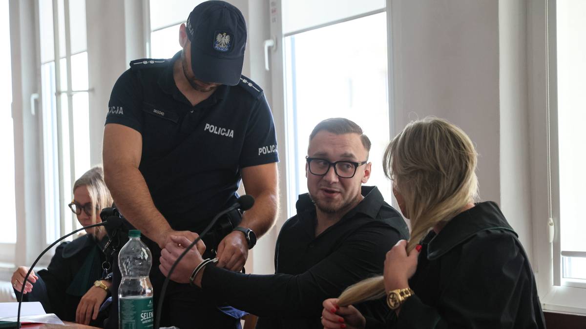 Wstrząsające zeznania wdowy. Łukasz Żak schował twarz w dłoniach