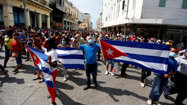 Antyrządowe protesty na Kubie. "Największe od 1994 roku"