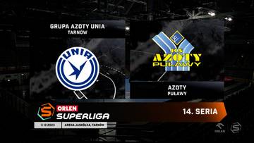 Grupa Azoty Unia Tarnów - Azoty-Puławy 21:37. Skrót meczu