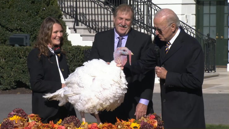 USA: Joe Biden ułaskawił indyki przed Świętem Dziękczynienia. Nawiązał do wyborów