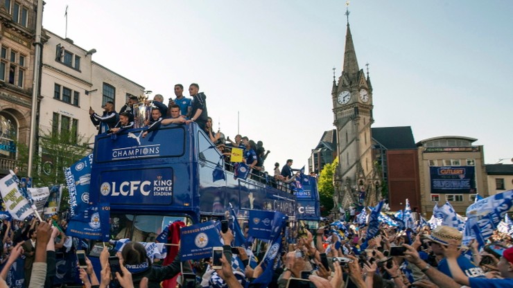 Tłumy świętują mistrzostwo Leicester City