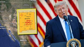 Trump nie przestaje zadziwiać. Znów chce poprawiać geografię