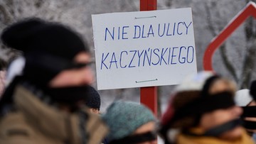 "Nie dla ulicy Kaczyńskiego". Demonstracja w Gdańsku przeciwko decyzji wojewody
