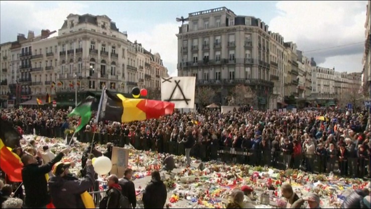 "Strach, brak zaufania - nie dopuścimy do tego". Marsz w Brukseli przeciwko terrorowi