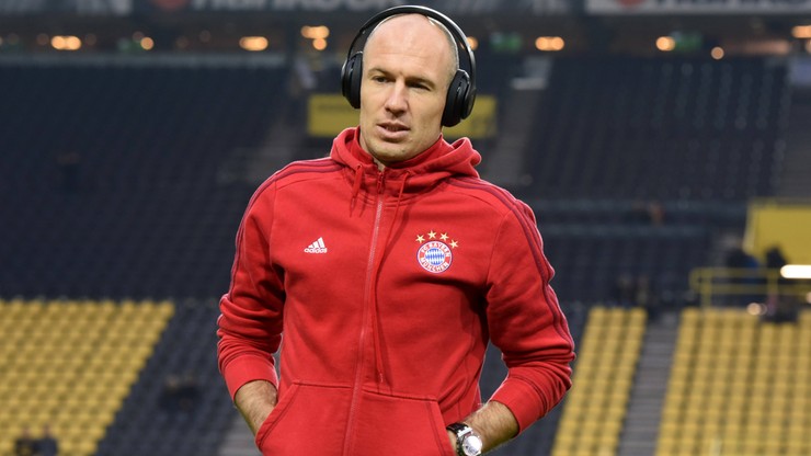 Liga Mistrzów: Bayern bez Robbena w meczach ćwierćfinałowych z Benfiką
