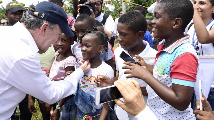 "Pieniądze z Nobla oddam ofiarom konfliktu" - prezydent Kolumbii