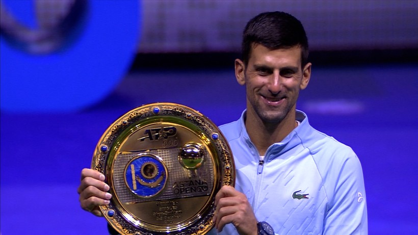 ATP w Astanie: Novak Djokovic z 90. tytułem