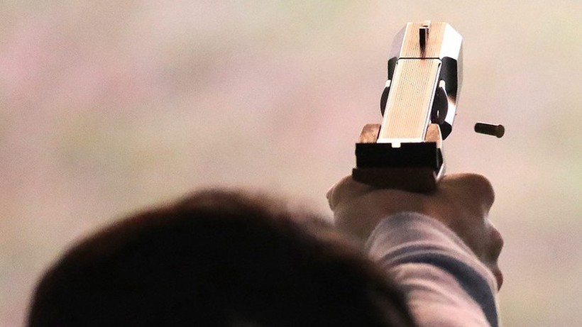 MP w strzelectwie: Patryk Sakowski złotym medalistą w pistoleice szybkostrzelnym