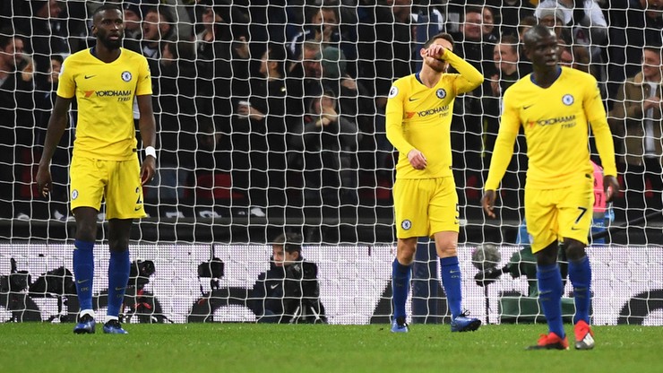 Premier League: Pierwsza porażka Chelsea. Koncert Tottenhamu na Wembley