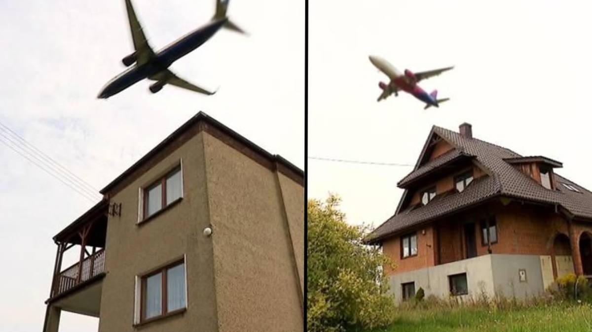Lądujące samoloty niszczą dachy. Lotnisko umywa ręce