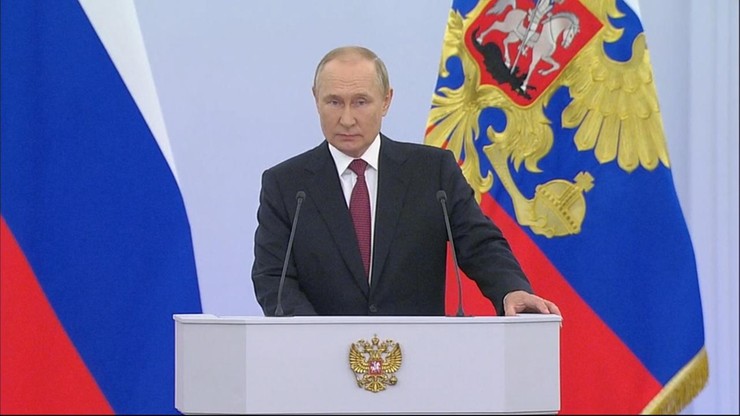 Putin ogłosił włączenie okupowanych terytoriów Ukrainy do Rosji