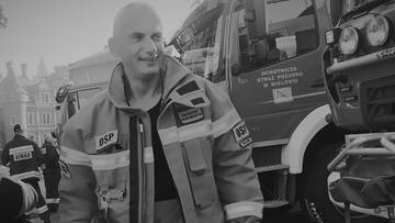 Strażacy w żałobie po tragicznej śmierci druha. "Św. Florian cię potrzebował"