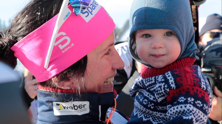 Syn Bjoergen znów na starcie biegu narciarskiego