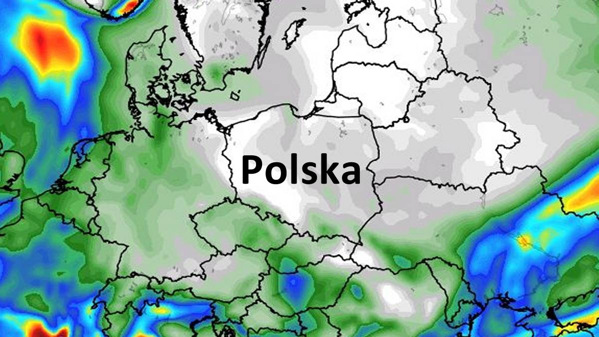 W Polsce będzie wyjątkowo sucho. Fot. wxcharts.com