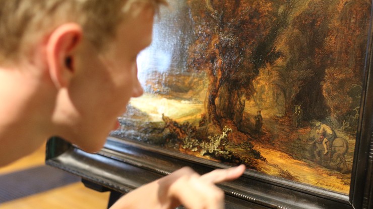 W Krakowie można obejrzeć "Krajobraz z miłosiernym Samarytaninem" Rembrandta