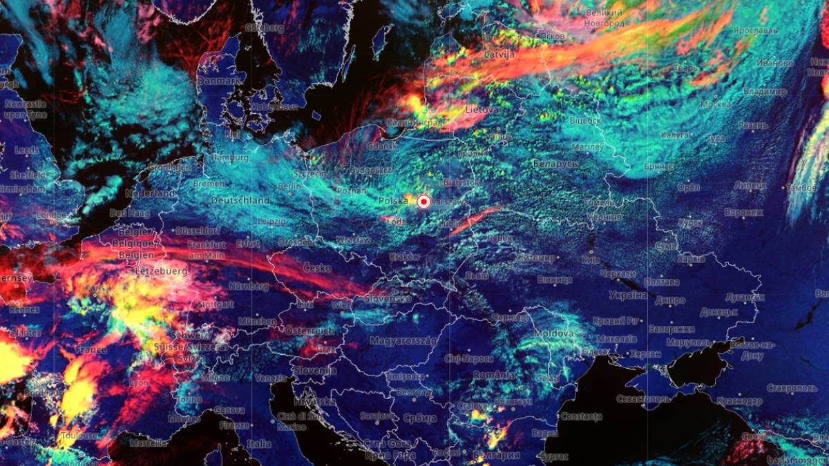 W poniedziałek będzie pochmurnie i deszczowo, zwłaszcza w północnej połowie kraju