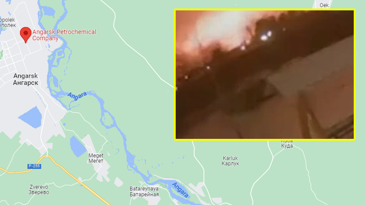 Rosja: Eksplozja i pożar w rafinerii w Angarsku. Dwie osoby nie żyją