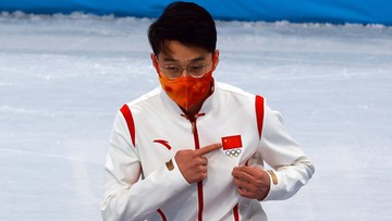 Pekin 2022: Ziwei Ren ze złotym medalem na 1000 m w short tracku