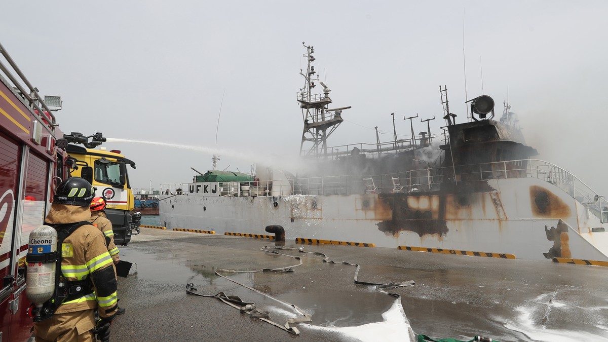 Korea Południowa: Zapalił się w rosyjski statek. Cztery osoby nie żyją