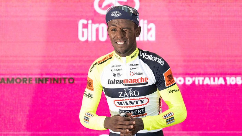 Giro d'Italia: Biniam Girmay wygrał 10. etap. Juan Pedro Lopez nadal liderem