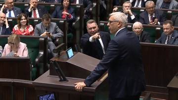 Awantura w Sejmie. Czarnek wstał i krzyczał po słowach Giertycha