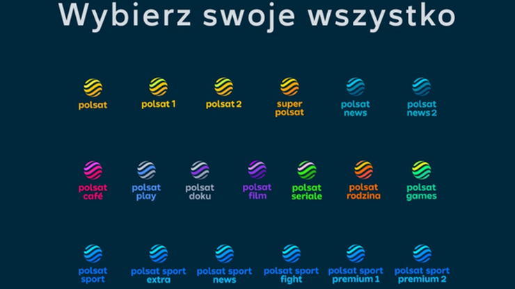 Kanały tematyczne Telewizji Polsat będą miały nowe logotypy