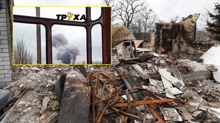 Wojna w Ukrainie. Atak rakietowy na Browary koło Kijowa. Mieszkańcy bez prądu i wody
