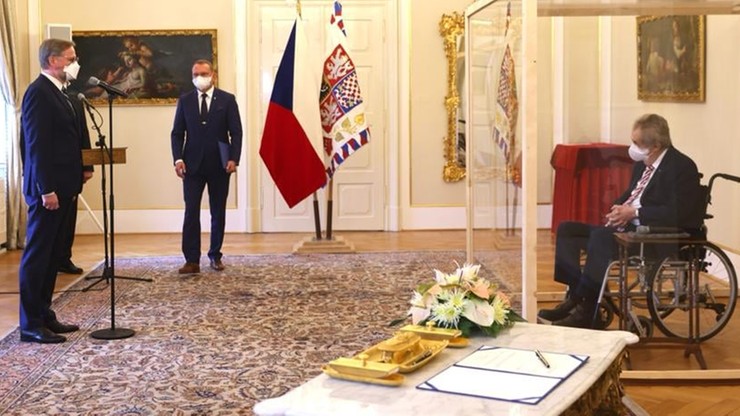 Czechy. Prezydent Zeman mianował premierem Petra Fialę