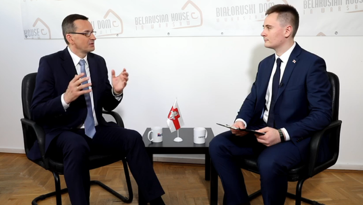 Premier Morawiecki w rozmowie z NEXTA: to przełomowy moment w życiu Białorusi