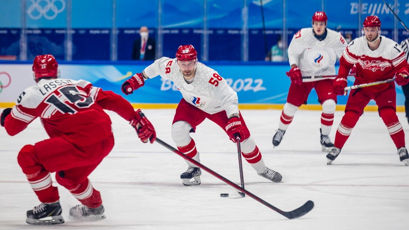 Pekin 2022: Rosjanie pierwszymi ćwierćfinalistami w hokeju