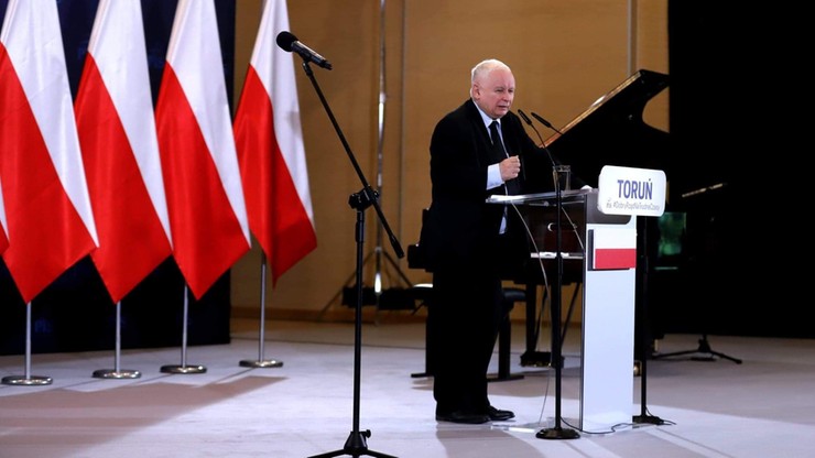 Jarosław Kaczyński w Toruniu: Odrzuciliśmy tezę, że pieniędzy nie ma i nie będzie