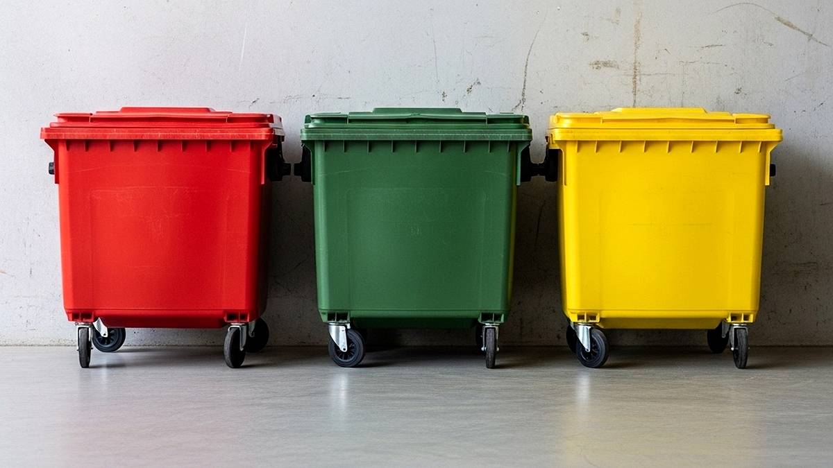 Do czego służby czerwony kosz na odpady? Fot. TwojaPogoda.pl