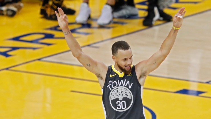 NBA: Drugi mecz finału znowu dla GSW! Rekord Curry'ego