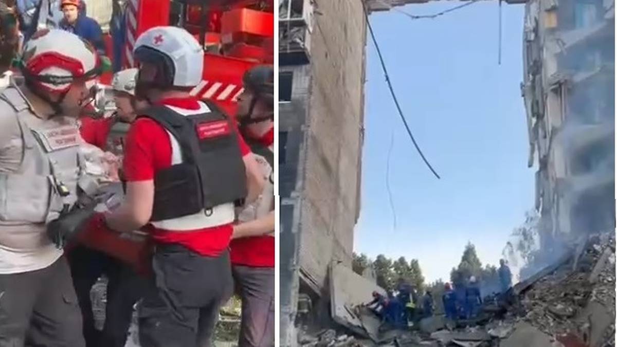 Zmasowany atak na Ukrainę. Rosja użyła setek i rakiet i dronów