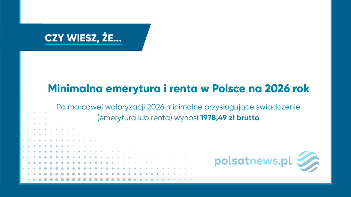 Renta wdowia a minimalna emerytura i renta w Polsce w 2026 roku