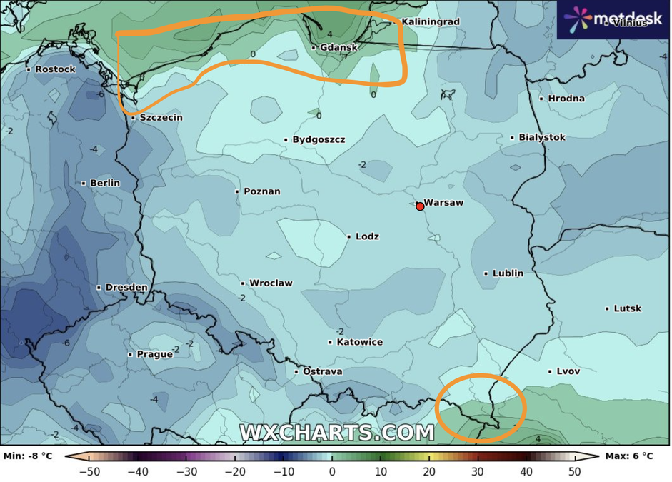 Nad Polskę nadciąga zima