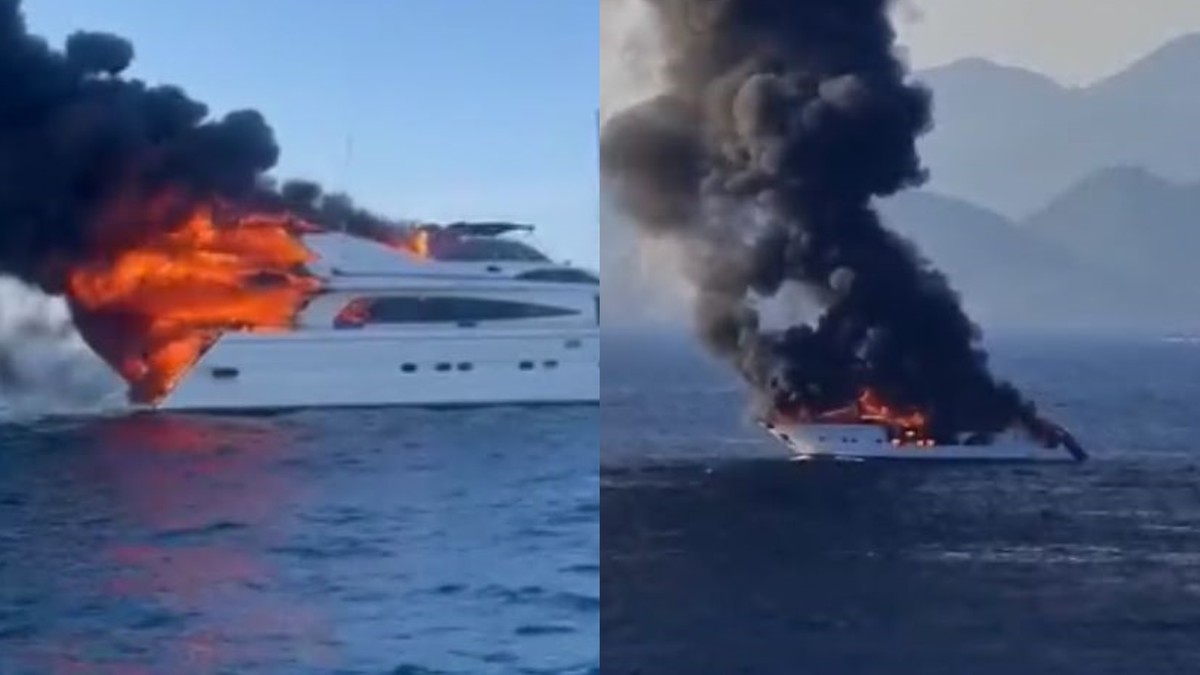 Hiszpania: Pożar luksusowego jachtu. Załoga musiała uciekać