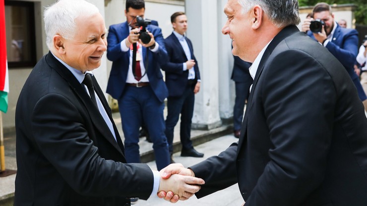 Jarosław Kaczyński spotkał się z Viktorem Orbanem