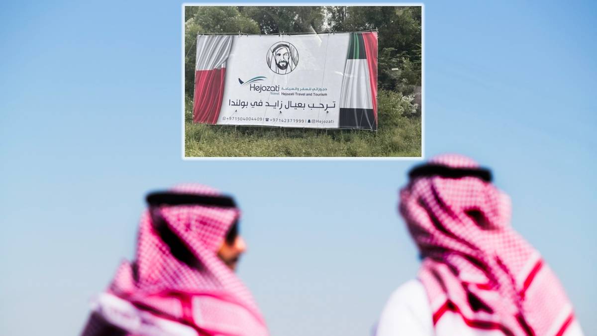Arabski boom na Zakopane. Wielki billboard na wjeździe do miasta